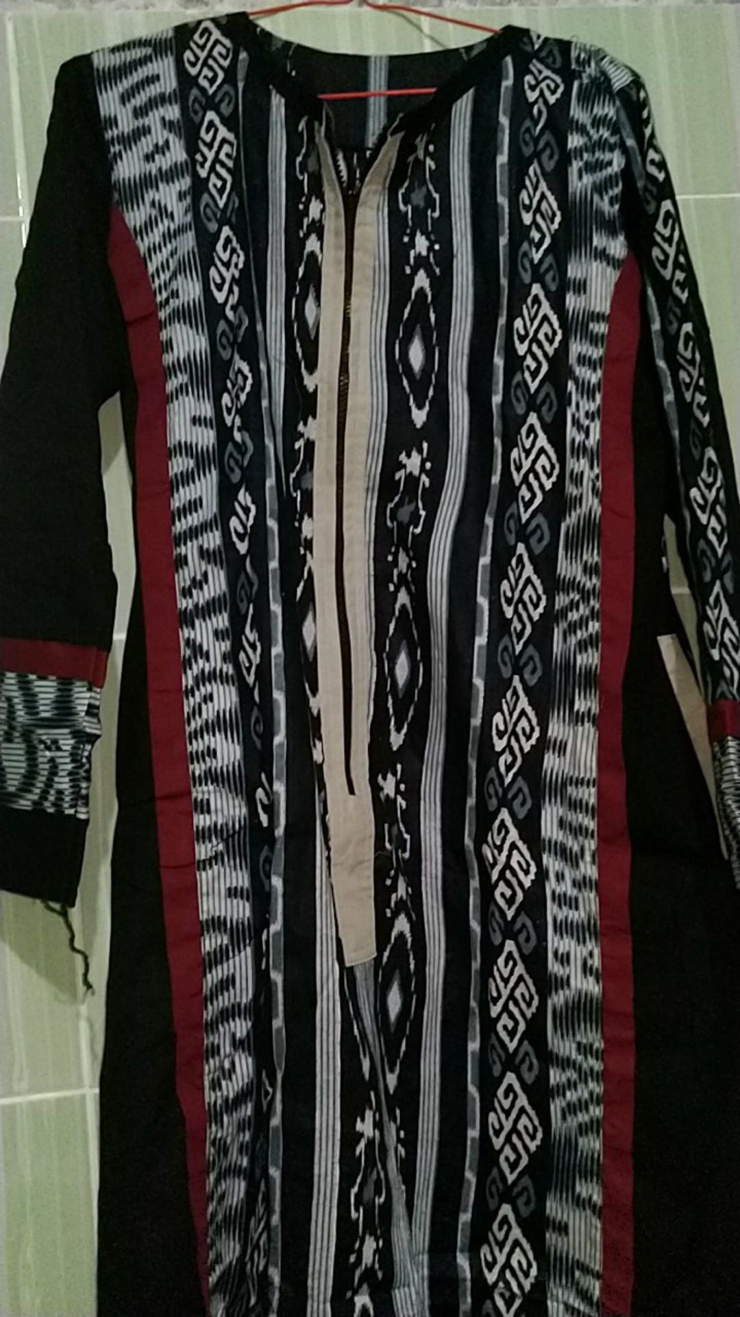 Gamis Batik Cap Kombinasi Ala Tuneeca Songket Best Seller S-xxl