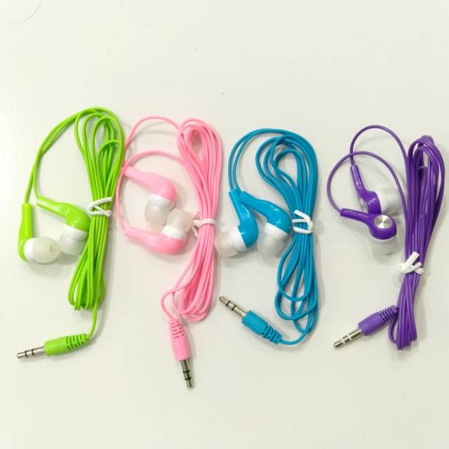 Headset Earphone NON MIC karet MURAH SUPER BASS Murah