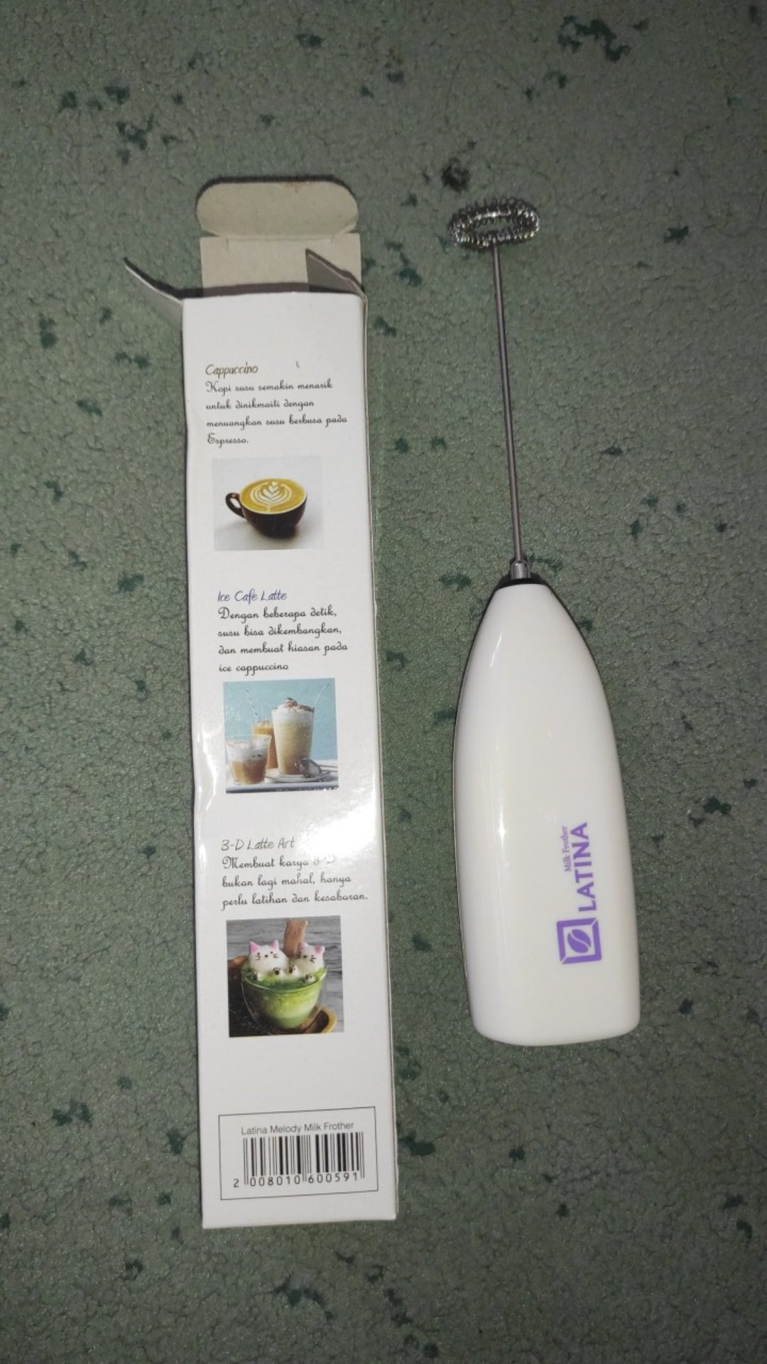 Latina Milk Frother Sta-3323  - Pengaduk Pembuih Busa Susu