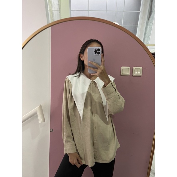 NABO - Venn Basic Blouse (Blouse Korea Style)