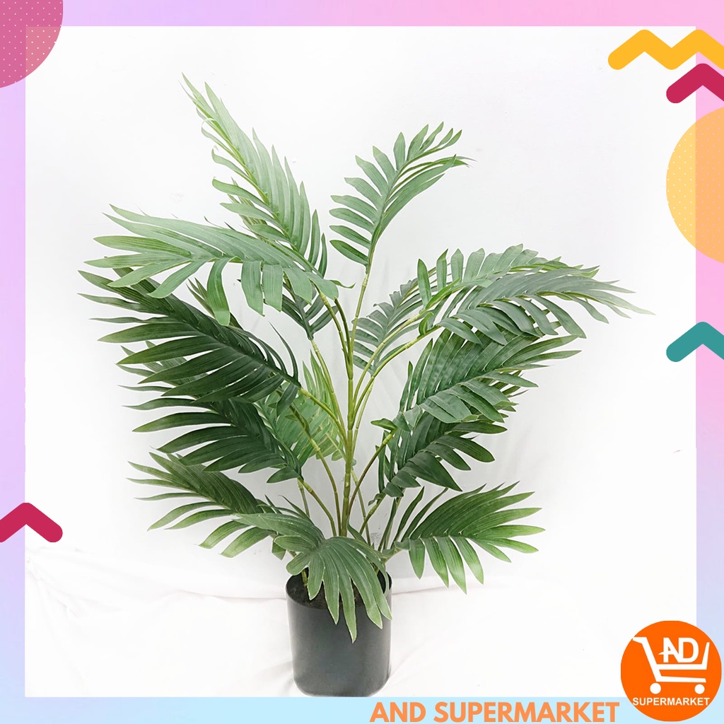 AND / COD / Pohon Palem Artificial Plants Monstera Palm Tree Tanaman Hias Plastik Ornamen Pajangan Dekorasi Rumah PBP74