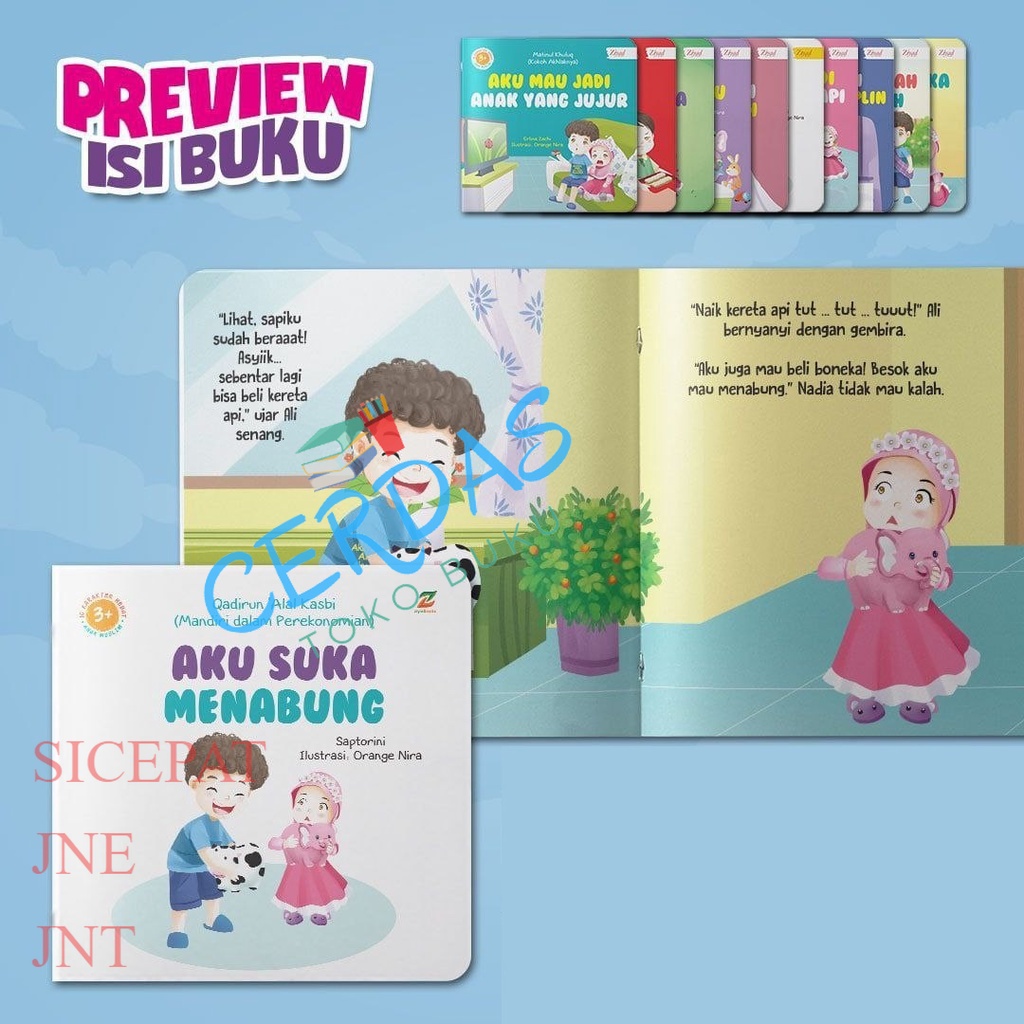 CTK   Buku Anak  10 Karakter Hebat Anak Muslim  Ziyadbooks buku cerita anak  buku cerita islami  buku cerita anak islami  buku cerita anak islami 1 paket