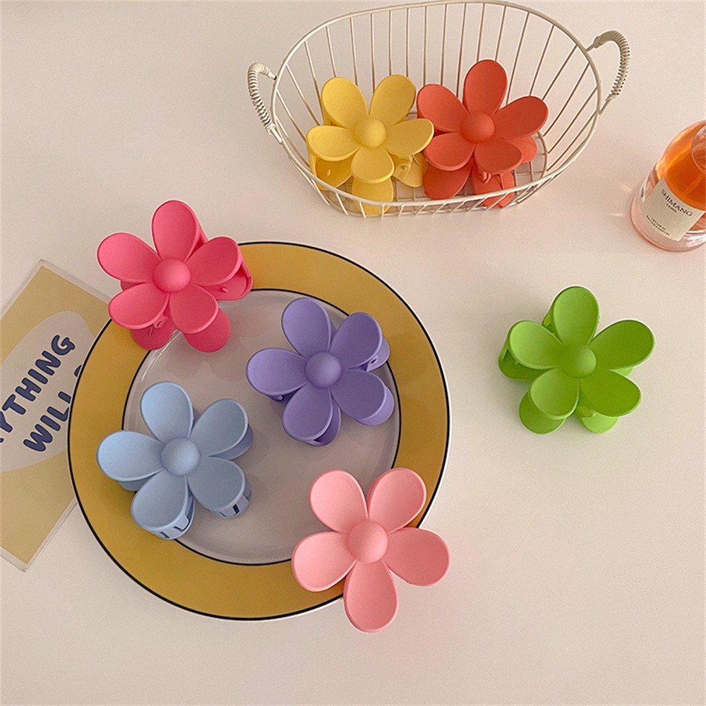 Korean INS Hair Accessories Flower Back Plate Hair Clip Hairpin