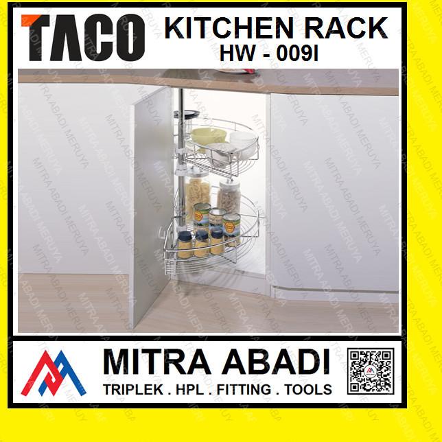 -➚ TACO HW 009 I 009I Rak Dapur Sudut Pojok Putar Kitchen Kabinet Cabinet (Kirim langsung)