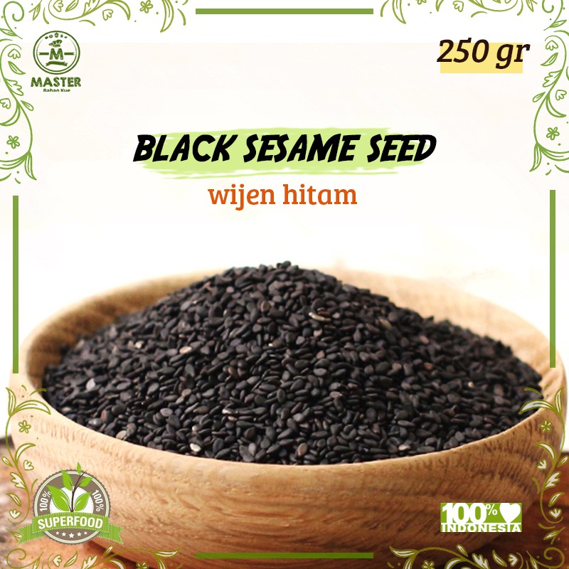 

Wijen Hitam / Black Sesame Seed Organik [250 gr]
