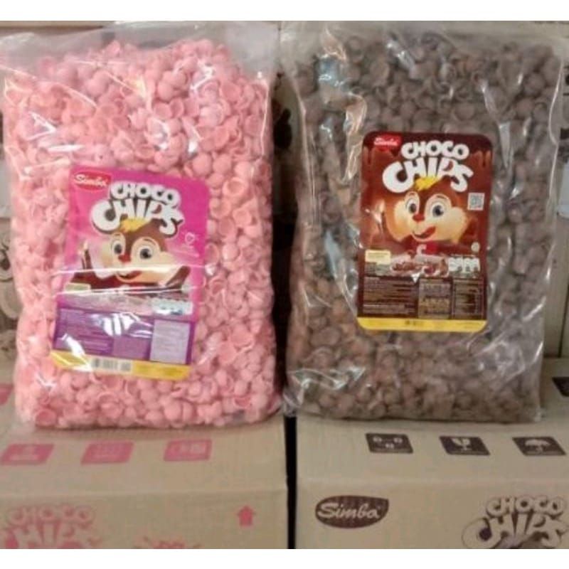 CHOCO CHIPS / CHOCO CRUNCH / COCO SIMBA BULKY 1KG / SEREAL COKLAT MURAH TERLARIS