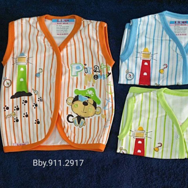 3PCS !!! Baju bayi lengan panjang pendek kutung Newborn murah