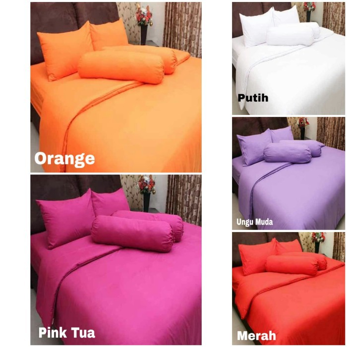 L240 Bahan Kain Bedcover  Disperse Microtex Polos 100gsm Murah L Bedcover Saja Rosewell Single D4q3