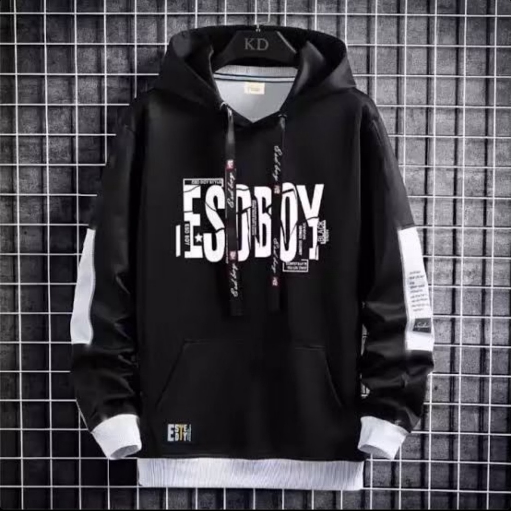 Jaket pria IKC 002 distro cbr six Bandung hoodie dua sisi bolak balik keren grosir pakaian pria H0D7 Switer Sweater Suiter Suwiter Sewiter Hudie Hudi Hodi Hody Cowok-gambar 6