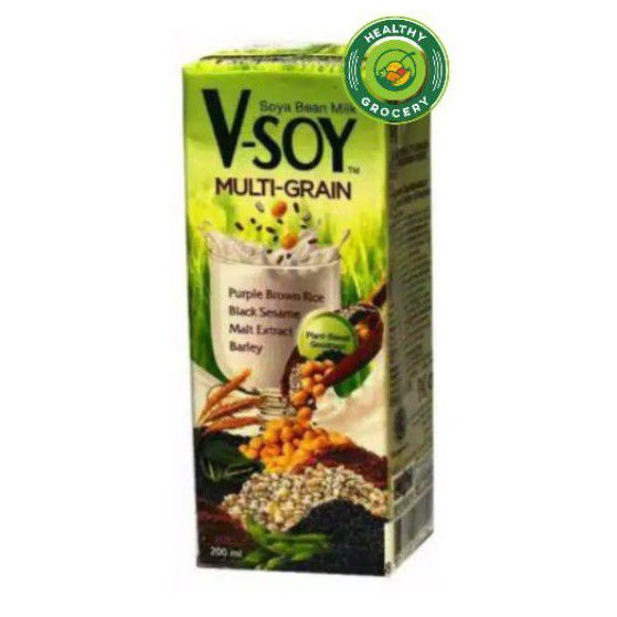 

V-soy Multi Grain 200gr Soya Bean Milk Vsoy