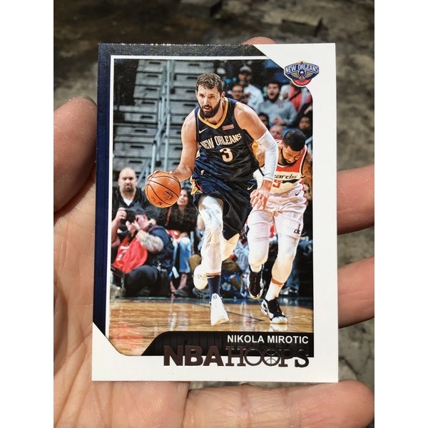 NBA CARD BASKETBALL NIKOLA MIROTIC HOOPS 2018