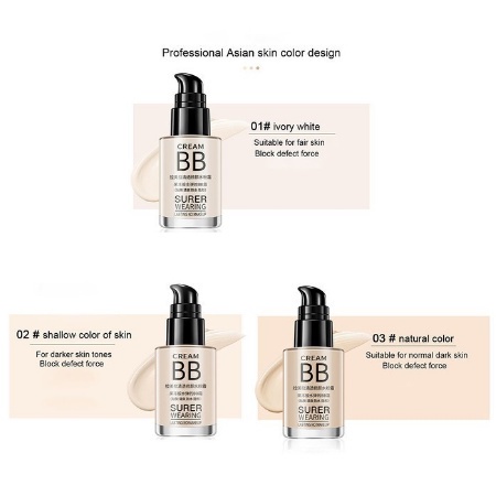 Lameila BB Cream Moisturizing Liquid Foundation Korean Makeup Original Waterproof Makeup Base