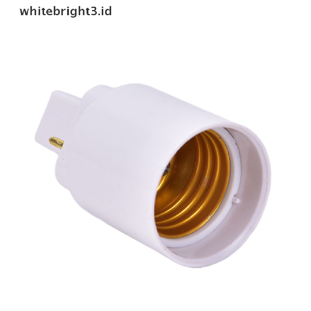 (whitebright3.id) Konverter Fitting Lampu Halogen G24 Ke E27