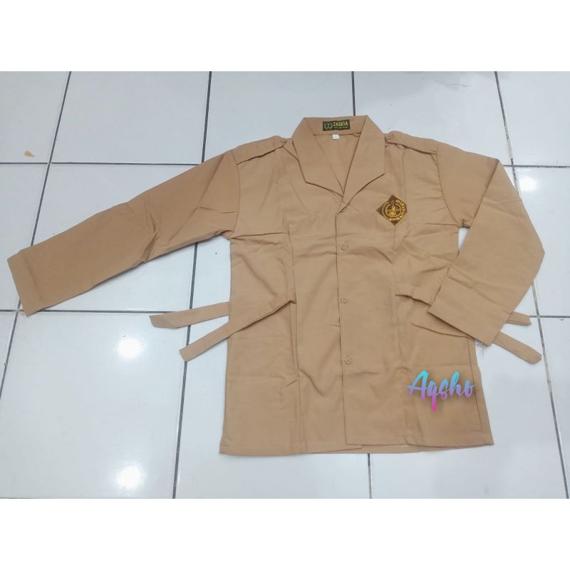Baju pramuka perempuan sd-smp-sma lengan panjang / seragam pramuka SD-SMP-SMA