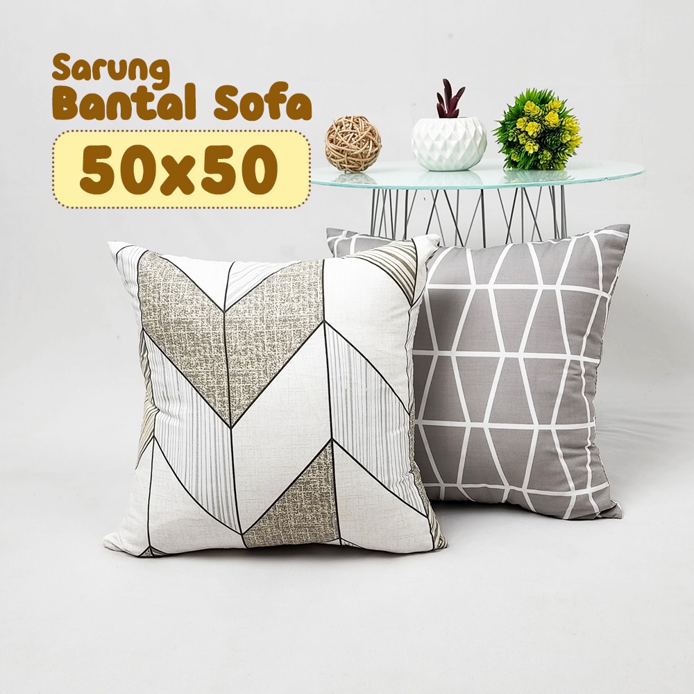 [50x50] Sarung Bantal Sofa Premium