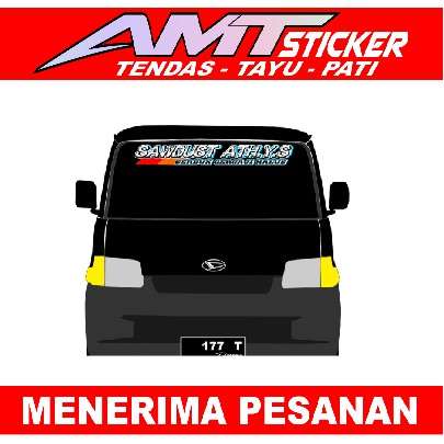[Terlaris] Stiker Cutting Kaca Depan L300 Stiker Kaca Truk Stiker Kaca Stiker Variasi Truk Stiker