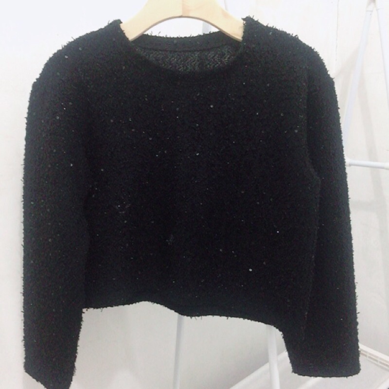 long sleeve crop top