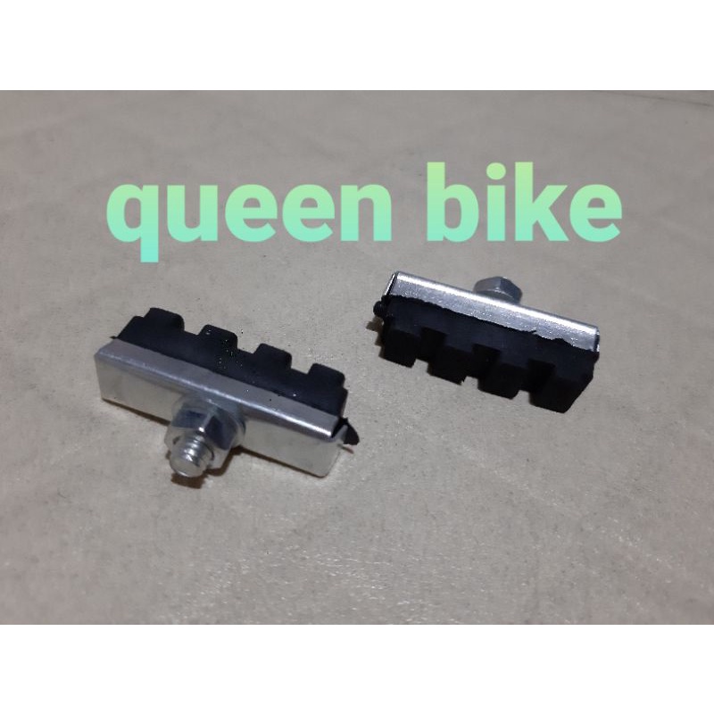 Karet Rem Sepeda U Brake Kampas Rem Brake Shoe Sepeda Mini Bmx Jengki Kumbang (1 biji)