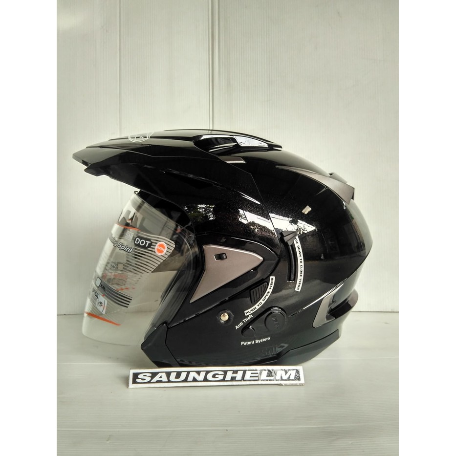 Untuk Anda HELM INK T MAX SOLID BLACK GLOSSY