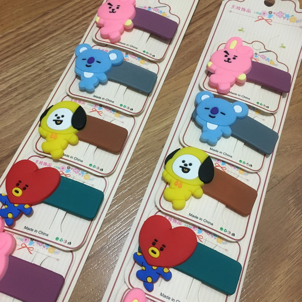 Jepit Rambut BT21 BTS / Jepit Rambut Anak / Ikat Rambut BT21 BTS