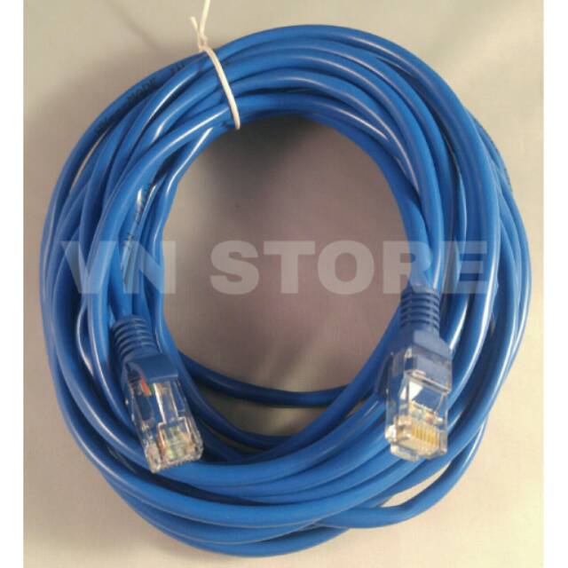 KABEL LAN 15M CAT 5E (PANJANG REAL SEKITAR 12 METER) / KABEL UTP 15 METER PABRIKAN