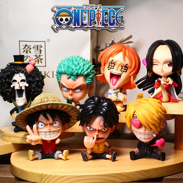 Action Figure One Piece Lucu 14 Gaya Q Action Figure Karakter Luffy Zoro Ace Robin Chopper Hancock Untuk Koleksi Penggemar