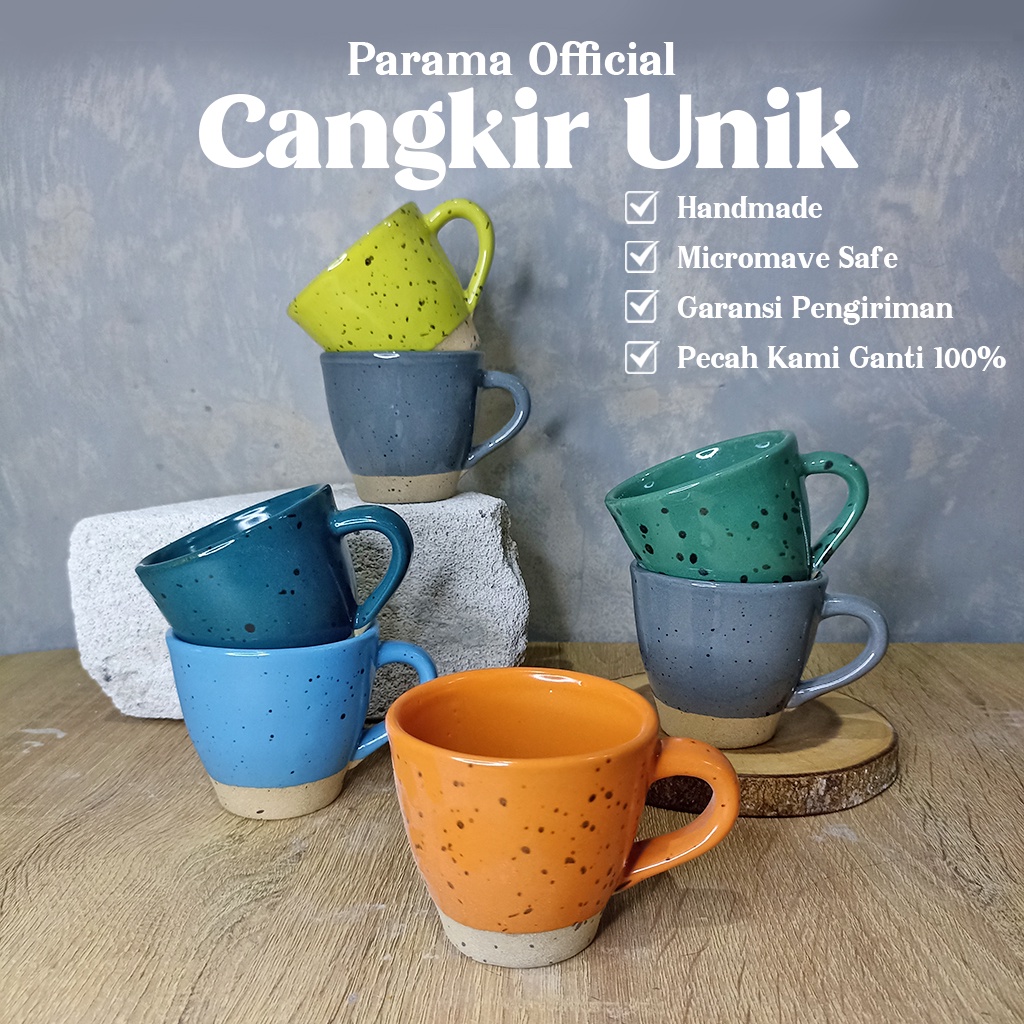 Cangkir Kopi Keramik Gelas Kopi Teh Mug Keramik Set Unik Latte Cappucino