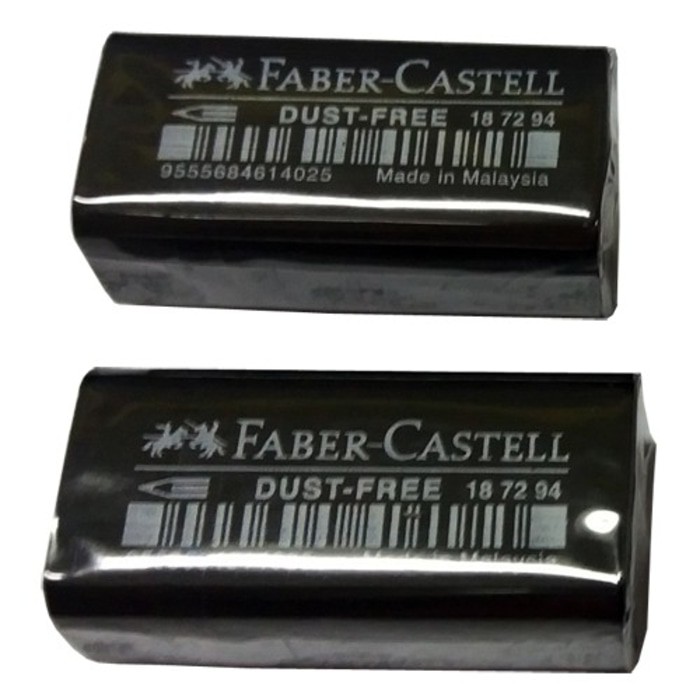 

Penghapus Pensil Faber Castell Eraser Dust Free 7294 Hitam