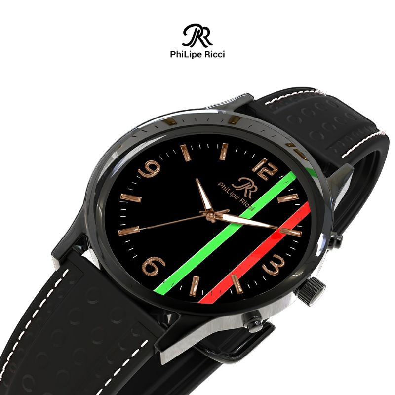 JAM TANGAN PRIA KARET PHILIPE RICCI/ JAM TANGAN PRIA SPORT