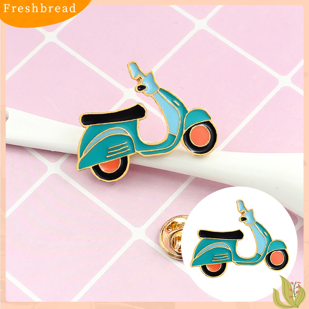 ?Fresh??Pin/Bros Hiasan Pakaian Wanita Bahan Enamel Bentuk Motor/Mobil/Minuman Kartun