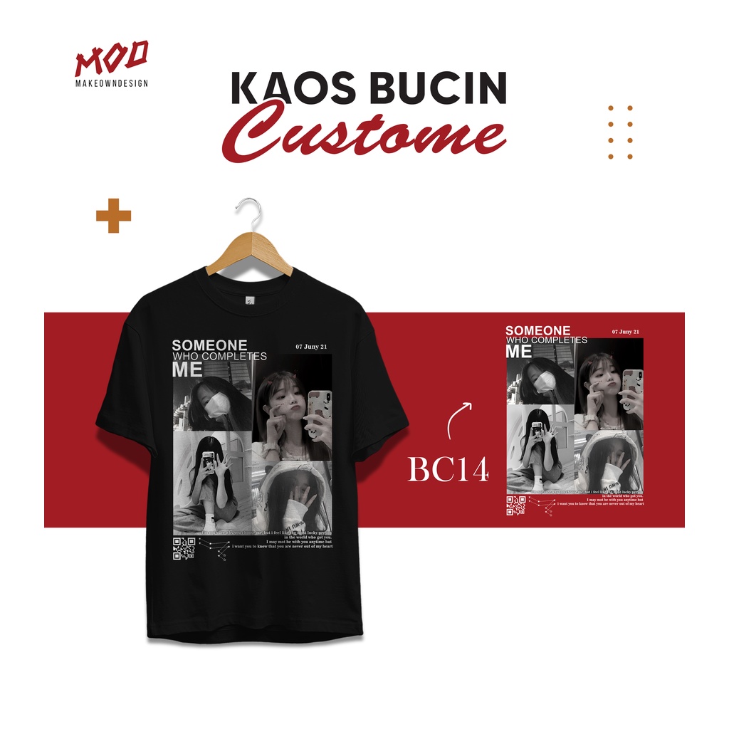 TSHIRT THE BEST GIRLFRIEND EVER  ( BC 14 ) DESAIN ESTETIK CUSTOM AESTHETIC | KAOS BUCIN | SABLON DTF