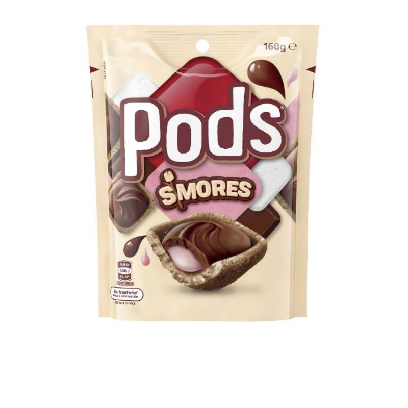 PODS SMORES / TWIX / SNICKERS / MARS AUSTRALIAN CHOCOLATE  - Coklat Pods Import
