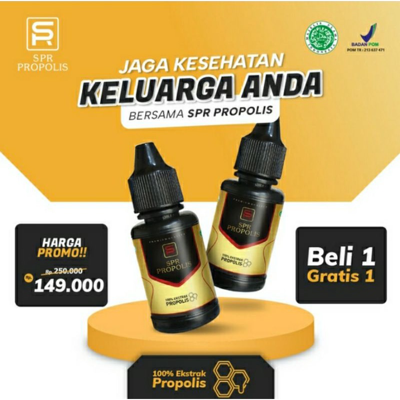 SPR Propolis Suplemen Daya Tahan Tubuh Aman 40%untuk lbu Hamil