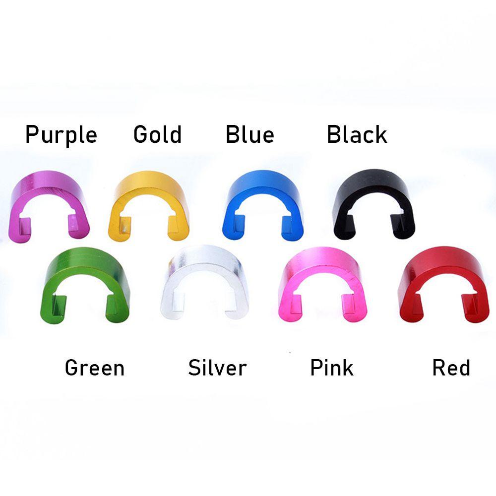 Nanas 5/10pcs Kabel Rem/Garis Gesper Aluminium Alloy Bicyle Housing Selang Outdoor MTB Sepeda C-buckle Jepit