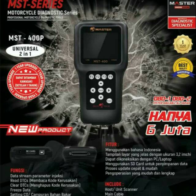 Scaner MST400 Honda dan Yamaha