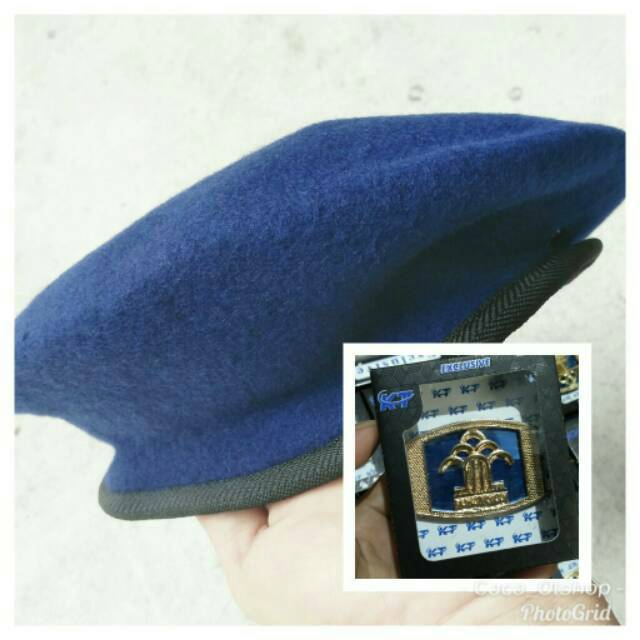 Baret lapas terbaru plus emblem exclusive