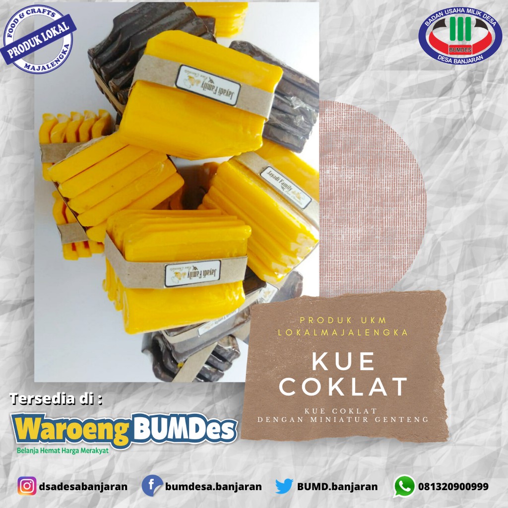 

Kue Coklat Miniatur genteng