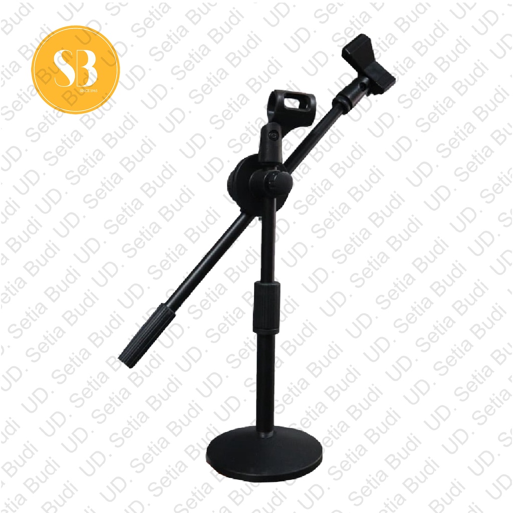 Stand Microphone Meja Double Mic Byermic TS-09