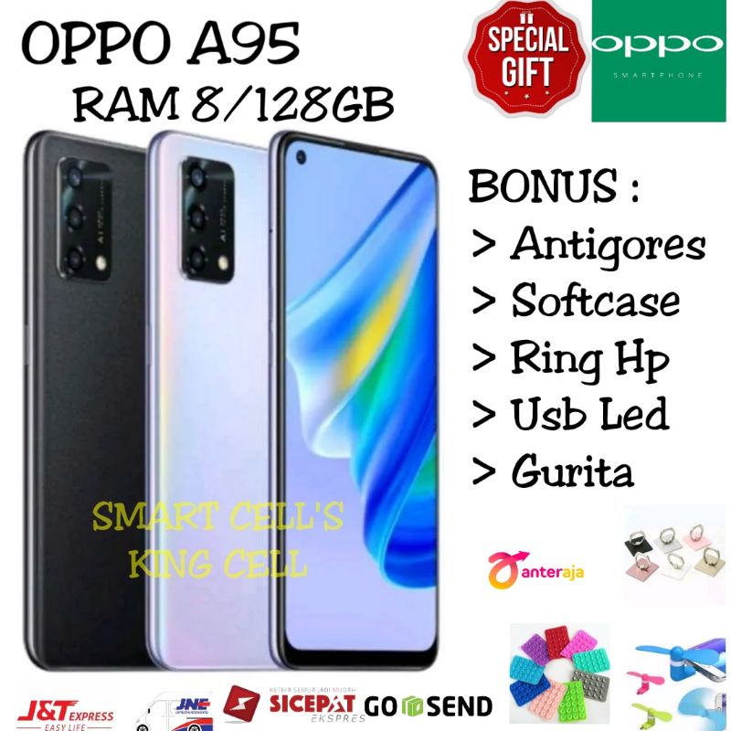 OPPO A95 RAM 8/128GB GARANSI RESMI OPPO INDONESIA