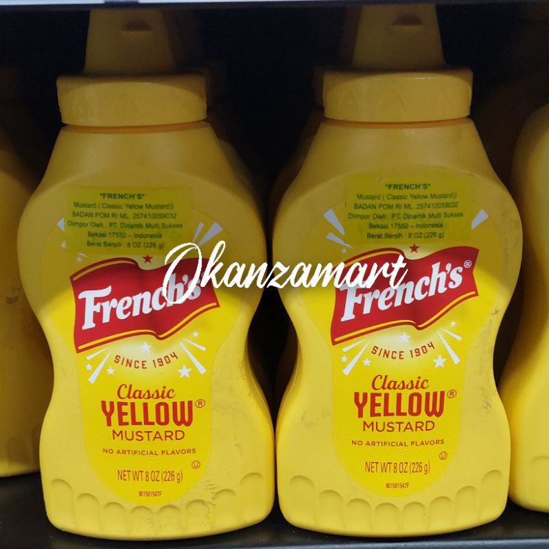 

French's Frenchs Classic Yellow Mustard 226gr