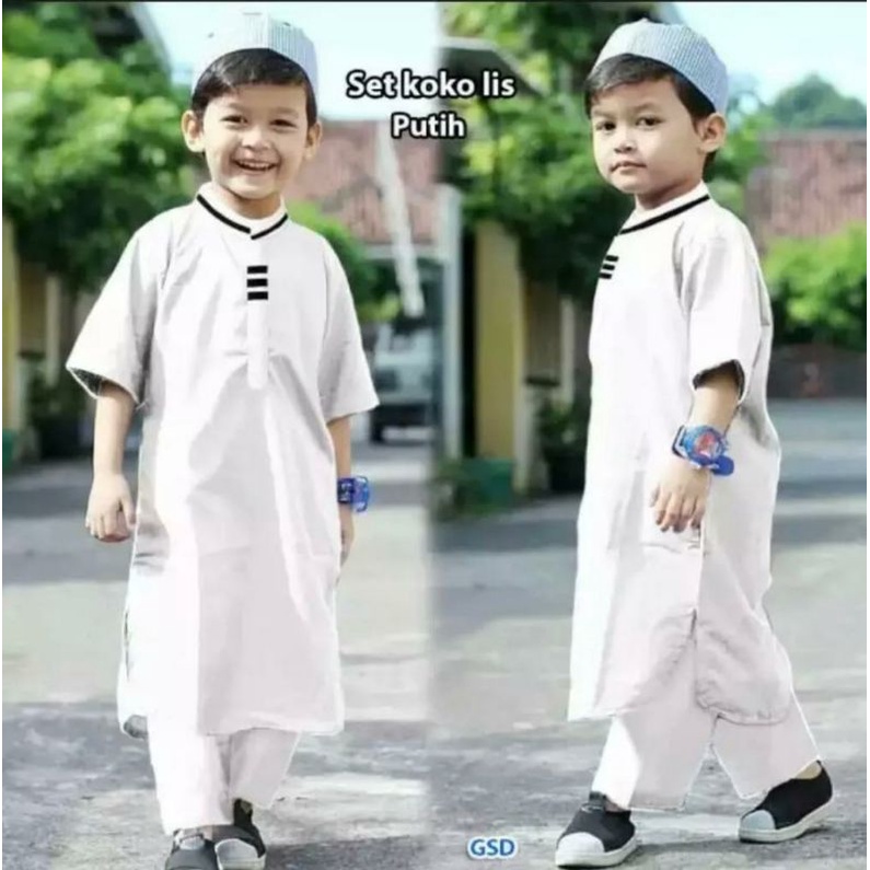 COD/KOKO PAKISTAN ANAK/BAJU NGAJI ANAK 1-10 TAHUN