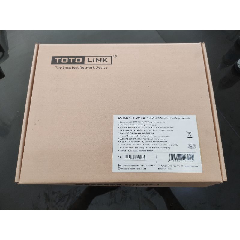 Totolink SG16D Switch hub 16-port Gigabit Unmanaged switch Lake new