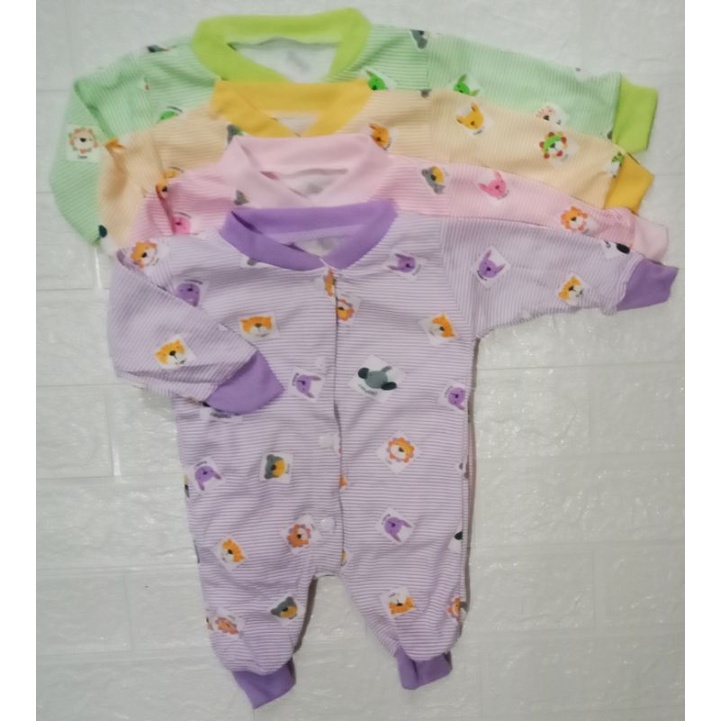 3pcs sleepsuit/bodysuit bayi lengan panjang murah sni