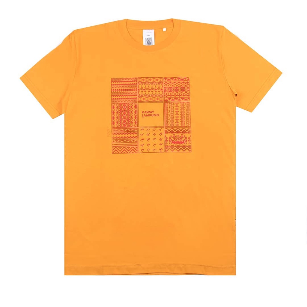 Kaos T-shirt Kaway - Blockhain Taps Yellow