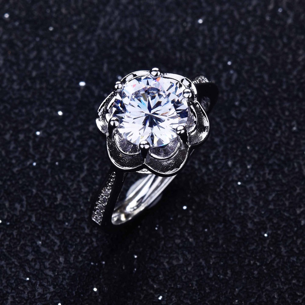 perak asli 925 cincin Wanita Hati dan panah yang kreatif dan sederhana Cincin yang dapat disesuaikan Perhiasan Fashion CCD11