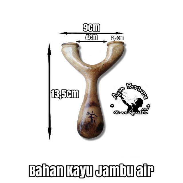 Ketapel OTT bahan dari kayu JAMBU AIR/Ayon Catapult