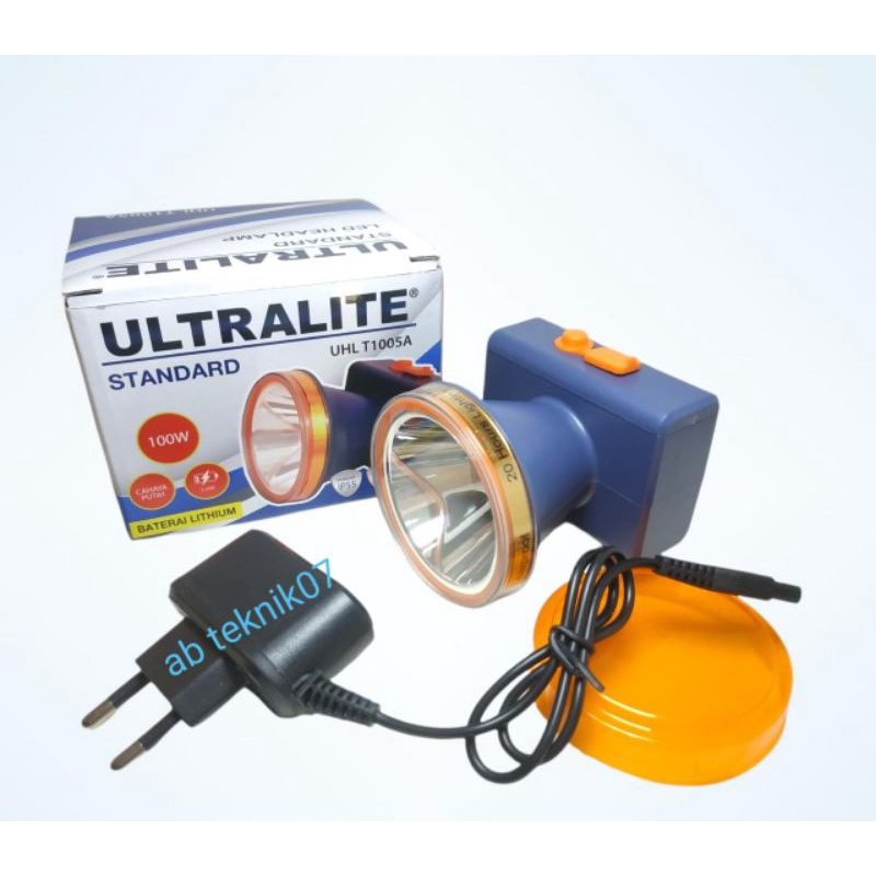 senter kepala cas 100watt ultralite standar super terang