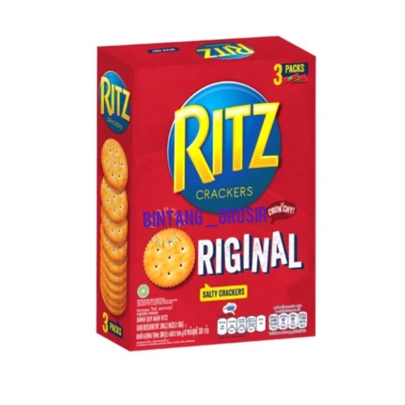 

Ritz Cracker Original 300g / Ritz Biskuit Original Untuk Camilan Anak dan Dewasa