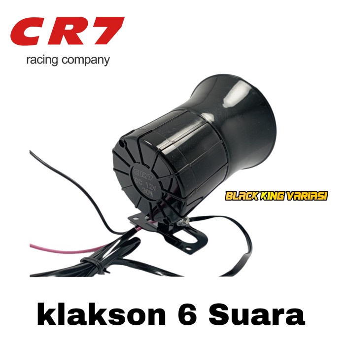 Klakson Toa 6 Suara CR7 Klakson Motor Sirine Motor 6 Suara 12 Volt Klakson Polisi Mic Klakson  6 Suara