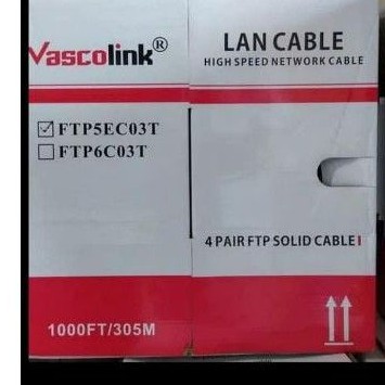 Vascolink ftp cat 5 outdoor kabel Lan FTP CaT 5e Vascolink outdoor cat 5